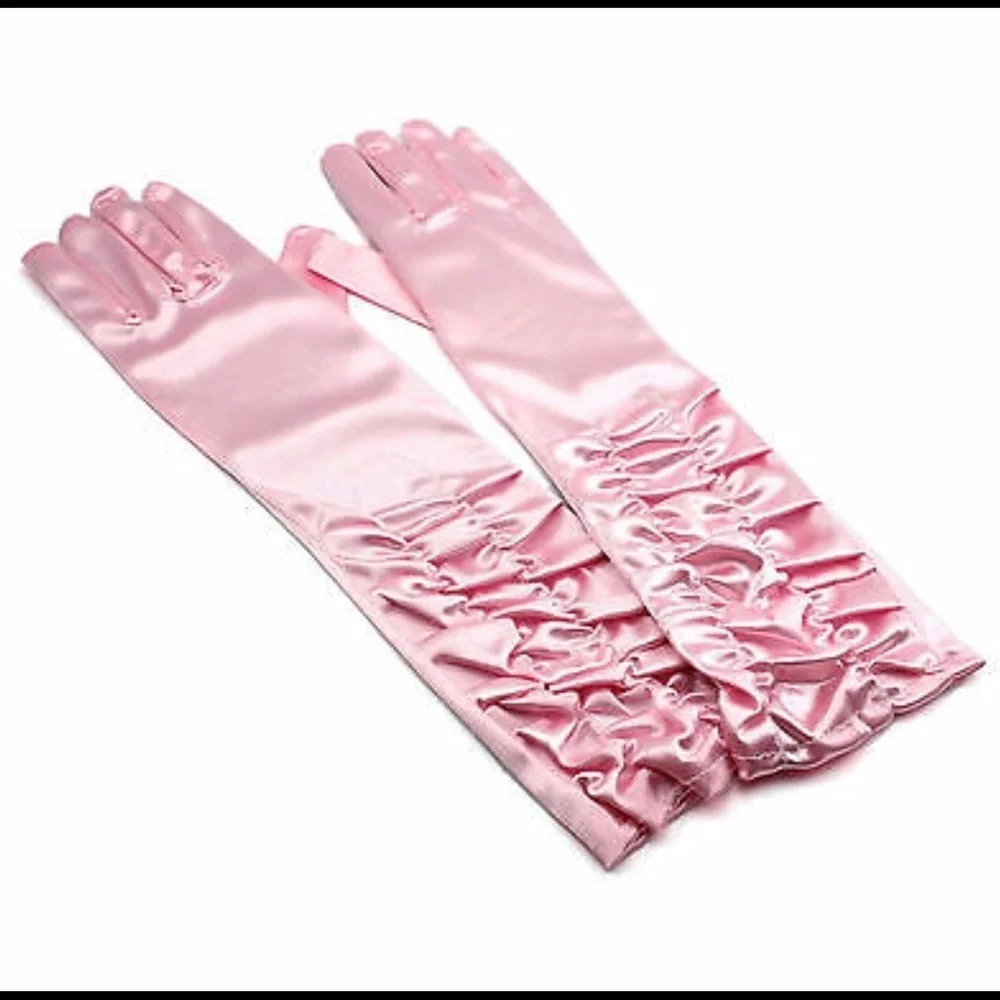 Elegant Formal Gloves with Form Fitting Gathering